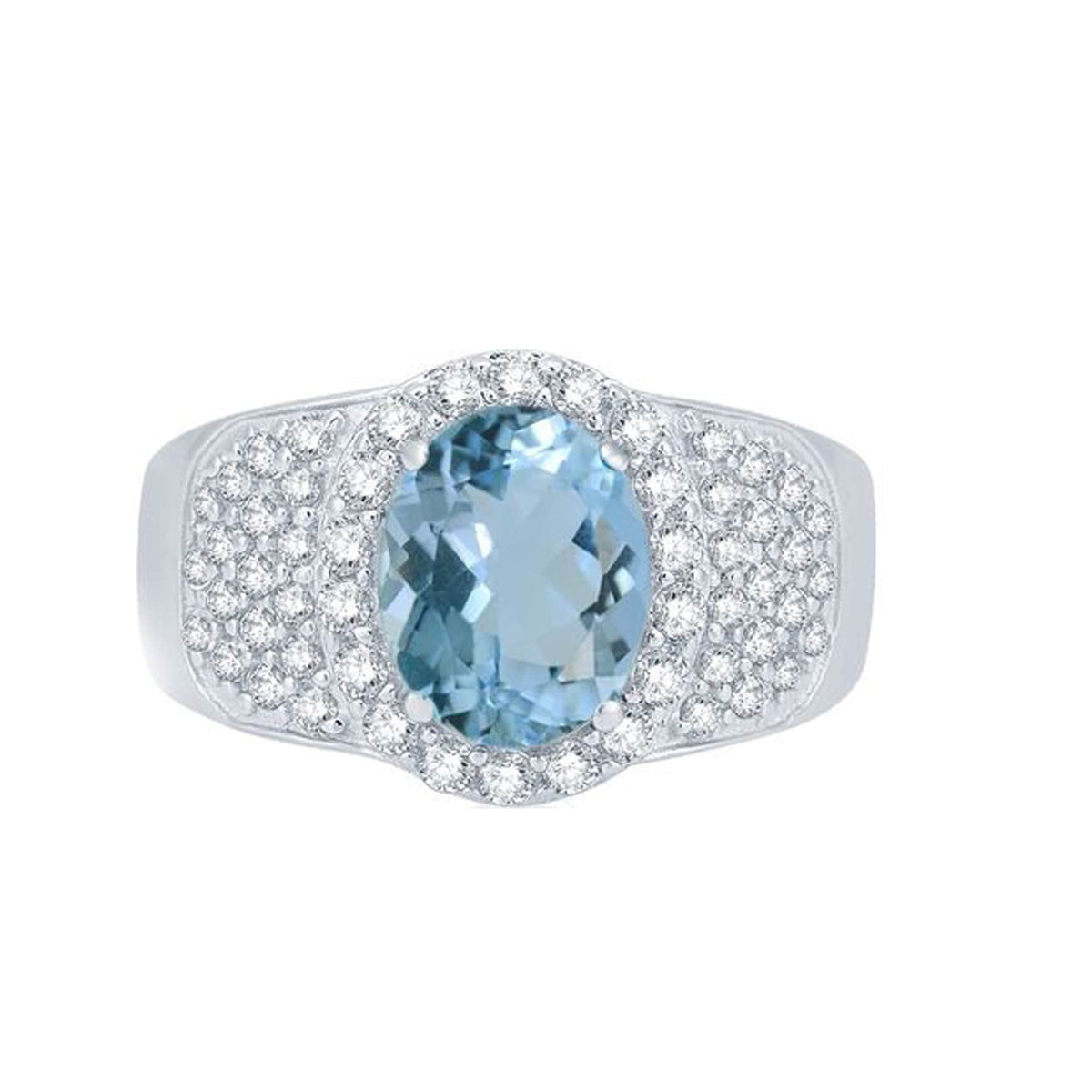 Blue, White-