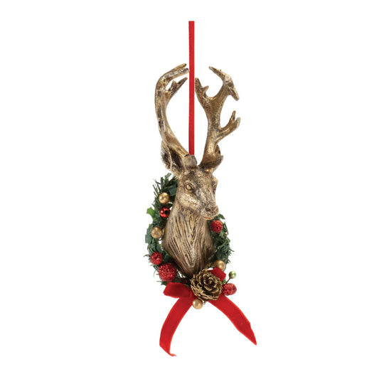 Melrose International Deer Head Mount Ornament (Set of 6)