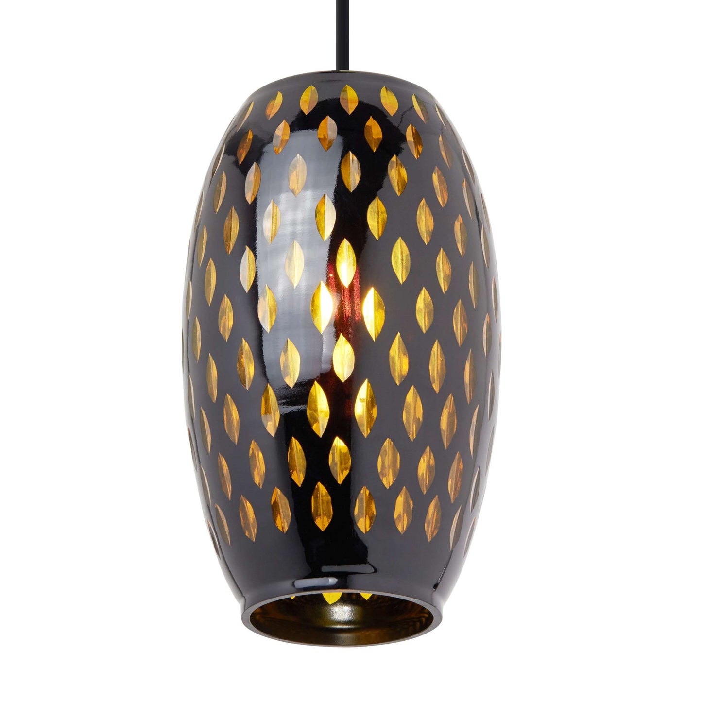 Black/Amber-