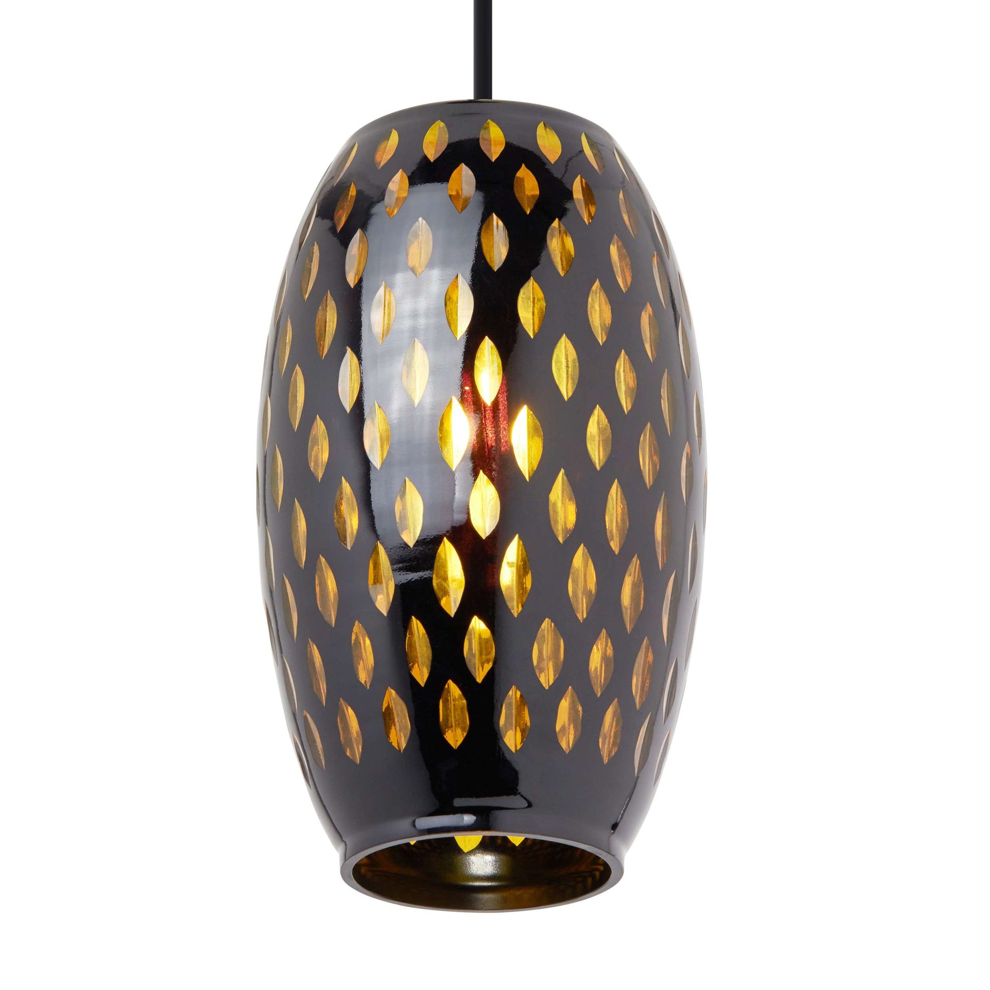 Black/Amber-