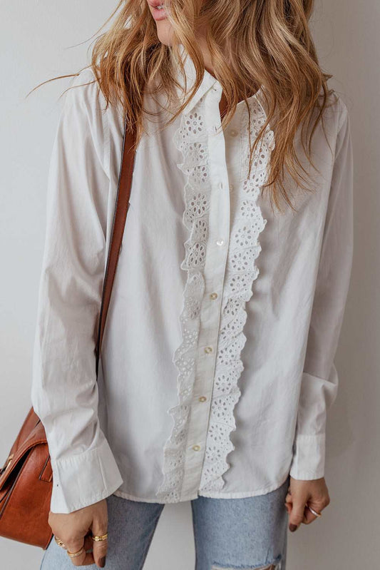 Threaded Pear Zyla Turn Down Collar Shirt