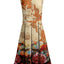 Orange & Blue Autumn Floral