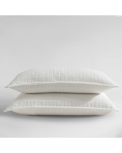Calvin Klein Essential Garment Washed Cotton Jacquard Sham