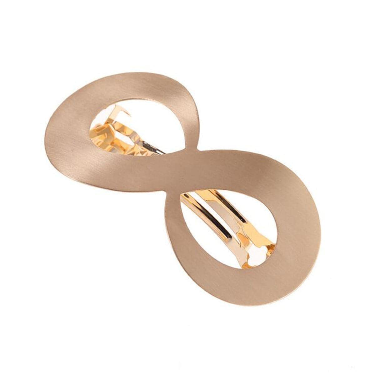 Goldtone Infinity Hair Clip