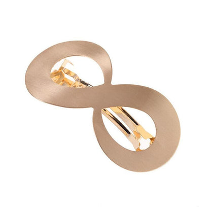Goldtone Infinity Hair Clip