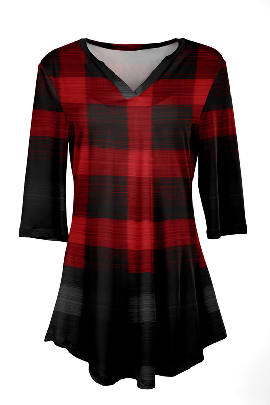 Red and Black Plaid-