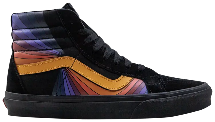 Vans Sk8-Hi Reissue 'Refract' Men's Sneakers — Black/Multi High-Top