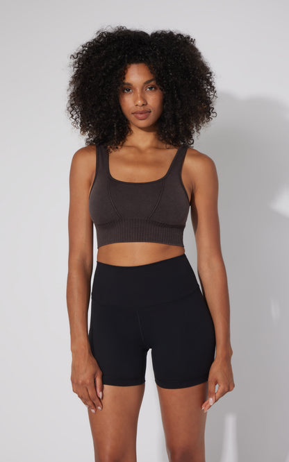 2 PK Stonewash Seamless Bra Tank - Our Cafe Story