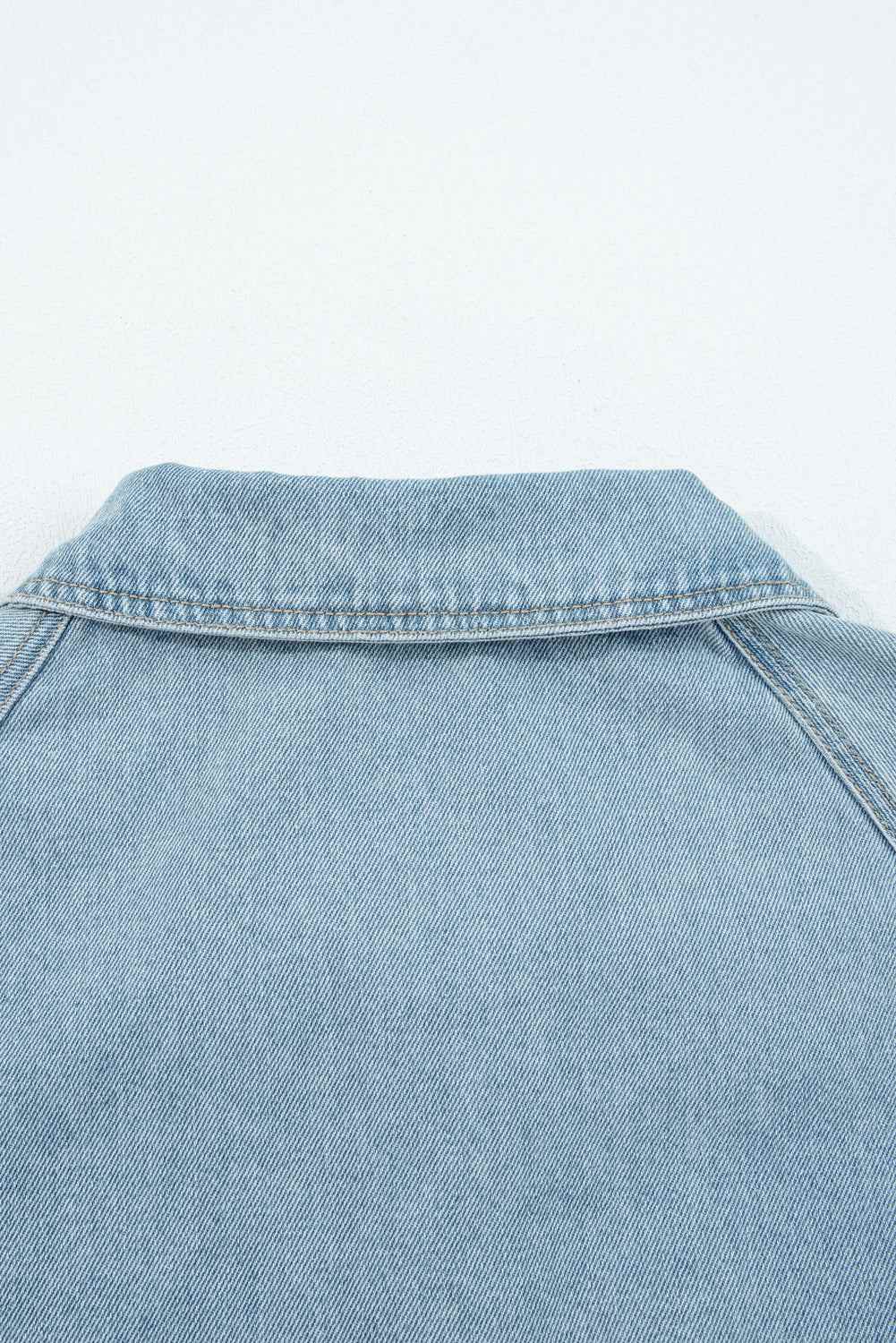 Threaded Pear Abigail Collared Zip Up Jacket