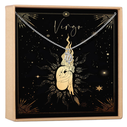 Virgo Zodiac Deity Necklace