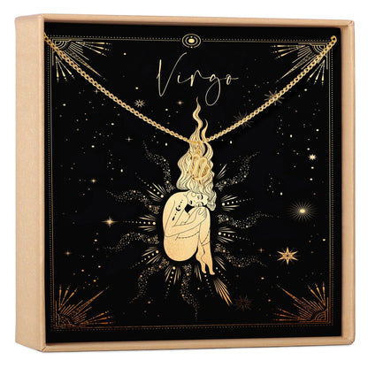 Virgo Zodiac Deity Necklace