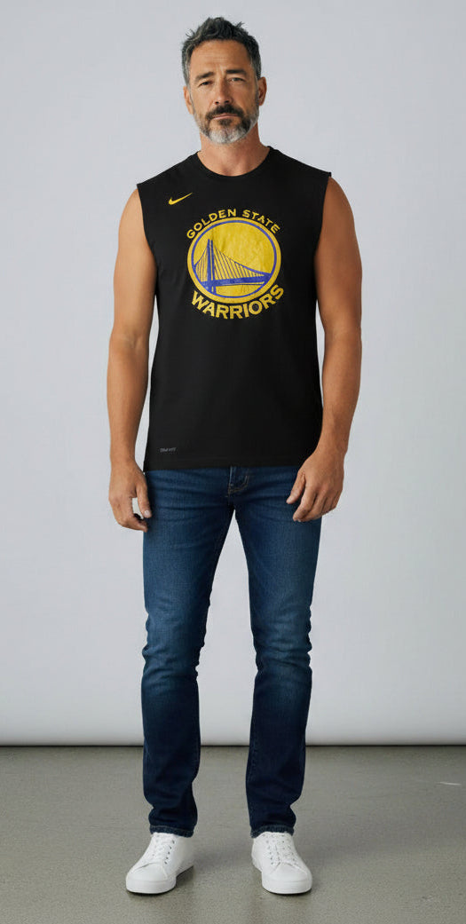 Nike Men's NBA Golden State Warriors Legend Sleeveless Tank Tee