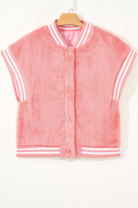 Mila Patchwork Winter Plush Vest