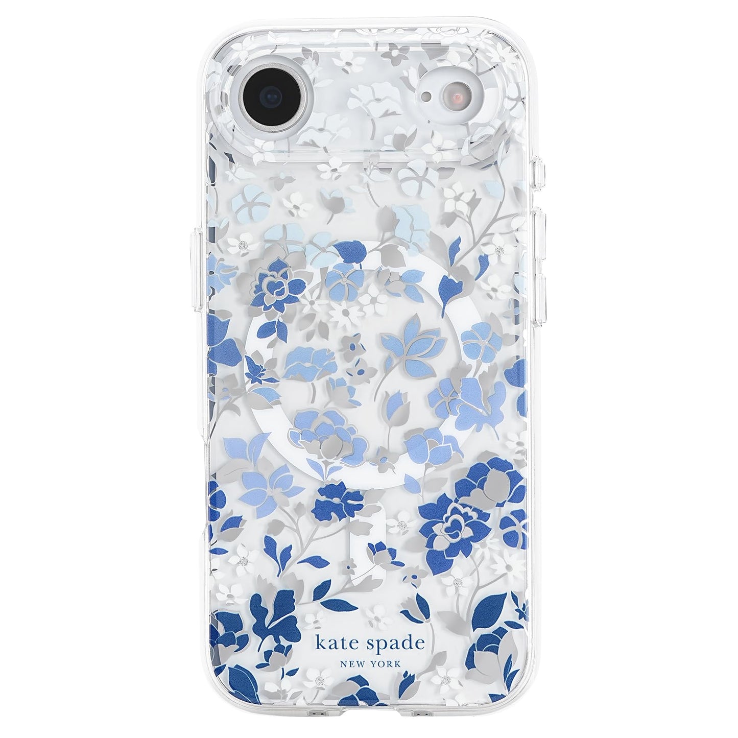 Kate Spade New York Iphone Air Case - Compatible with Magsafe - Designer Phone Case - Flowerbed Blue Gems