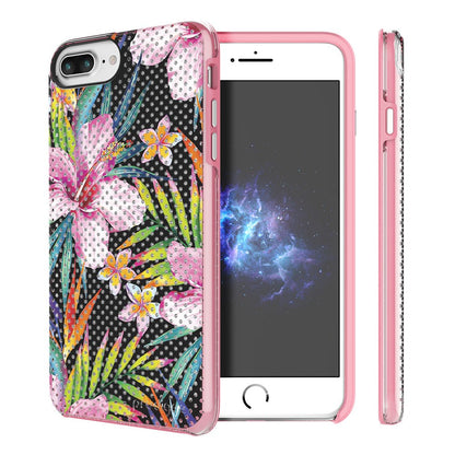 Prodigee [Muse] Bloom for Iphone 8 Plus (2017) - Iphone 7 Plus (2016) & Iphone 6 / 6s Plus (5.5") Protective Case Flowers Fashionable Design Cover