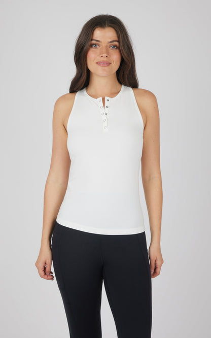 Heavenly Rib Henley Tank
