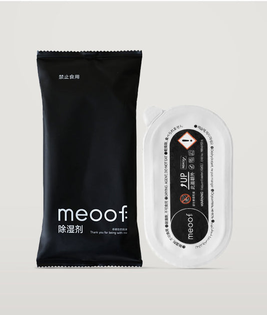 Meoof Calcium Chloride Dehumidifier Refill for Smart Vacuum Pet Food Storage Container (3-Pack)