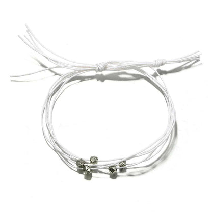 Vibre & Silvertone Mountain Peak Bracelet Set