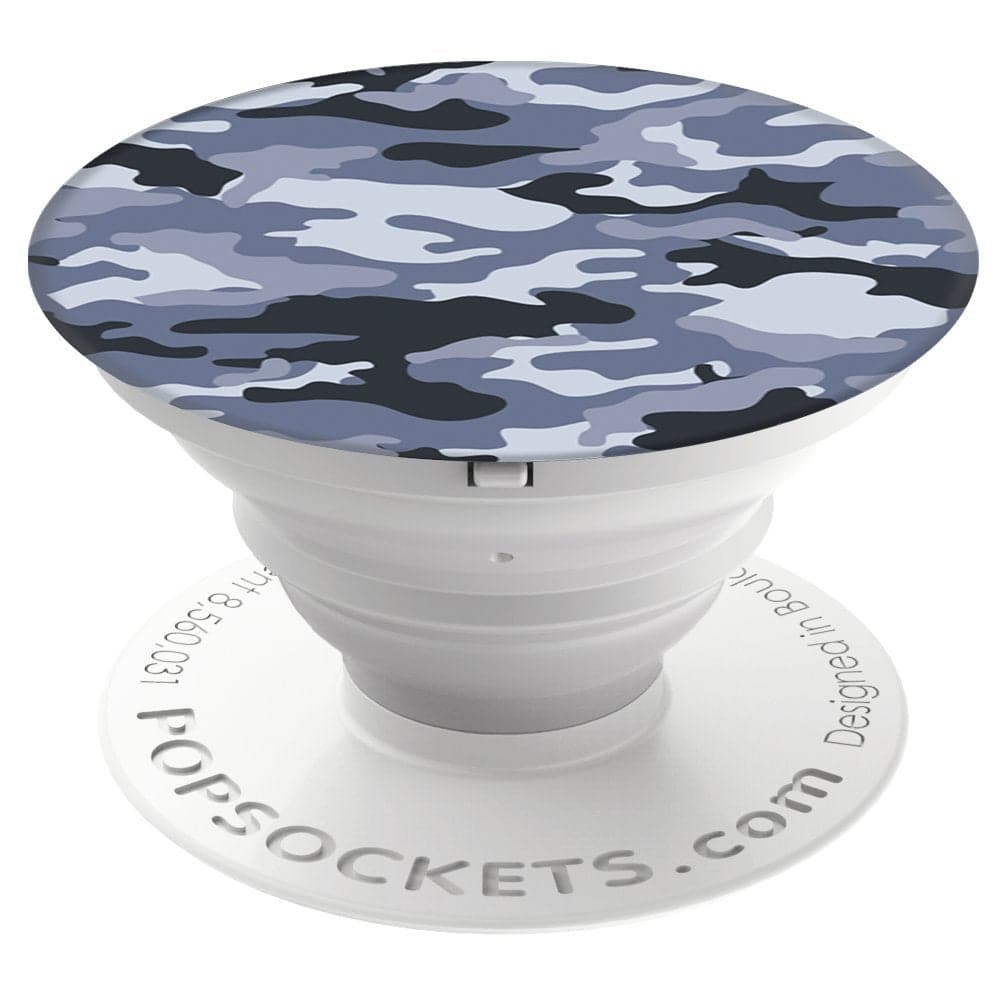 Popsockets: Collapsible Grip & Stand for Phones and Tablets - Gray Camo
