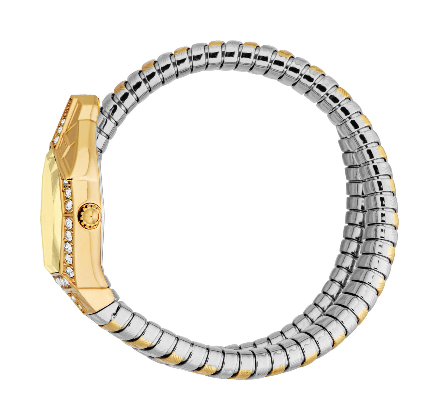 Jc1l303m0055 Just Cavalli Snake Women's Two Tone Gold/Silver Watch