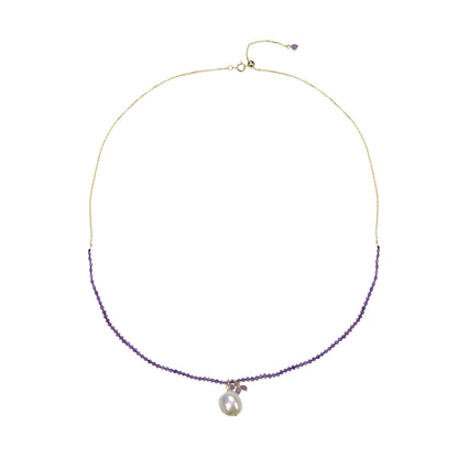 Purple, White-