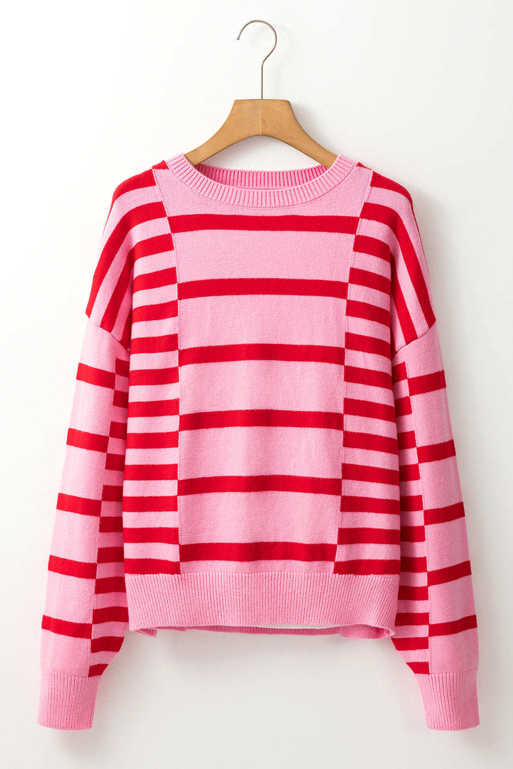 Madison Shoulder Ribbed Trim Sweater