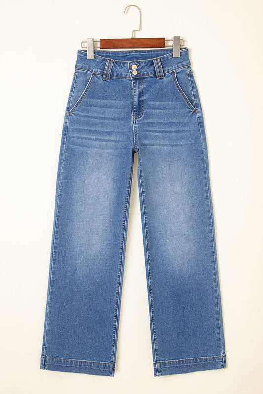 Mikaela Fly Straight Leg Jeans