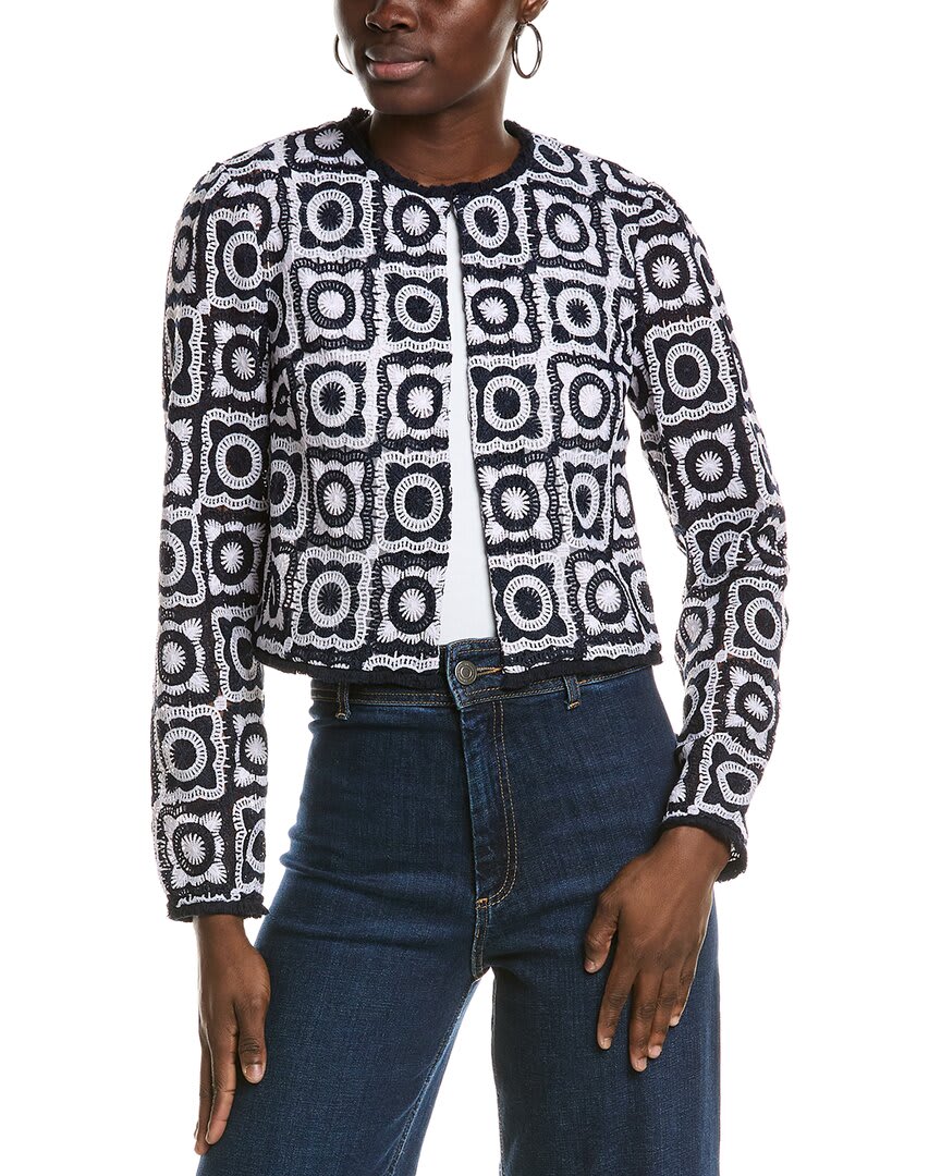 SPRING NAVY CROCHET-