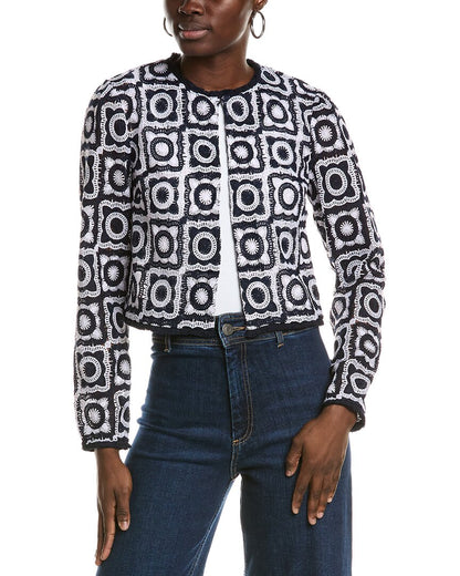 SPRING NAVY CROCHET-