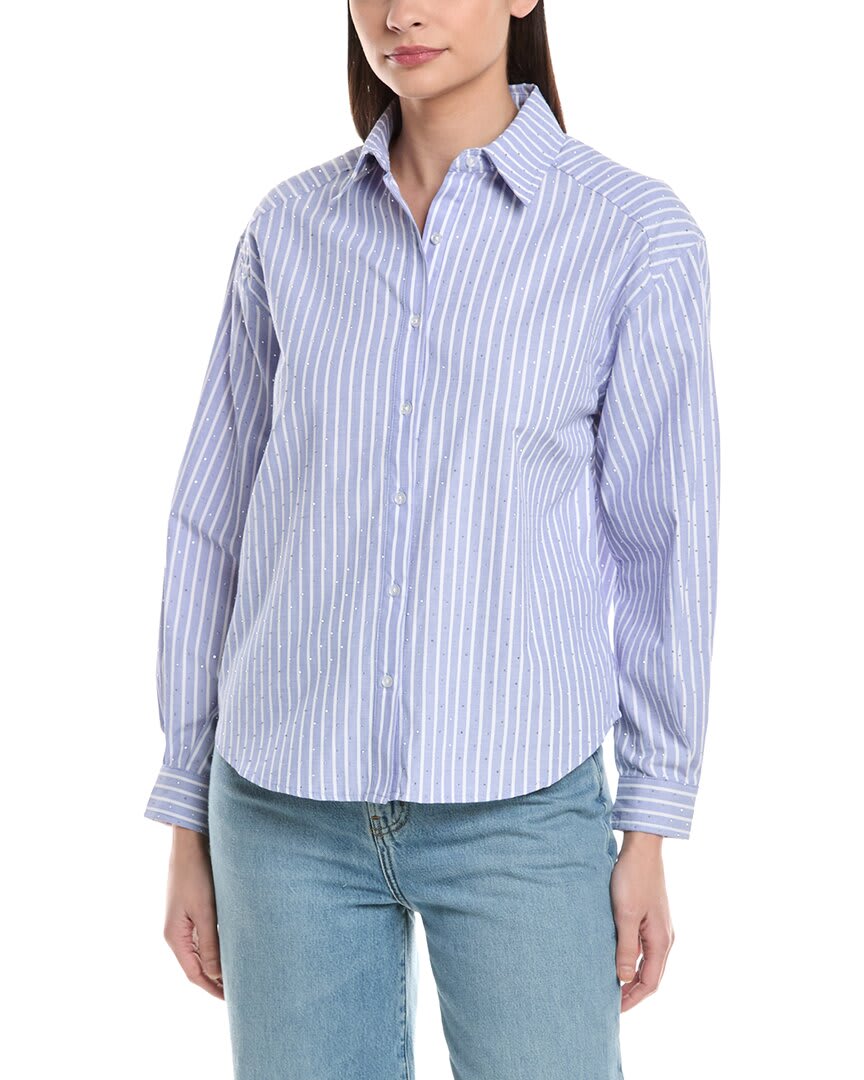 BLUE STRIPE HEART-