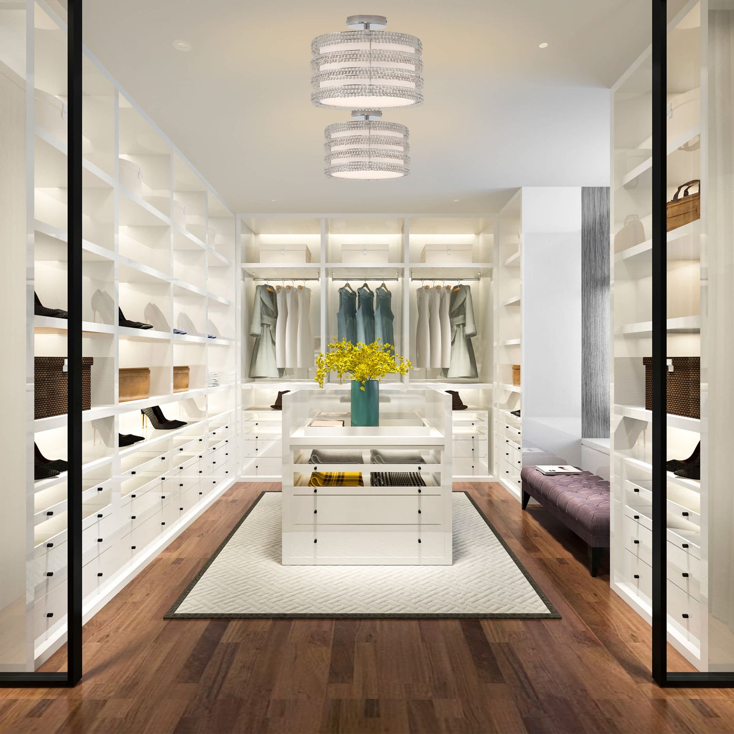 Silver/White-