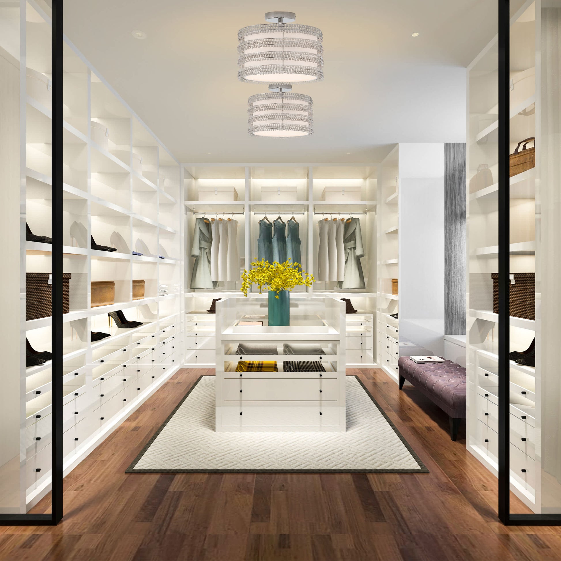 Silver/White-