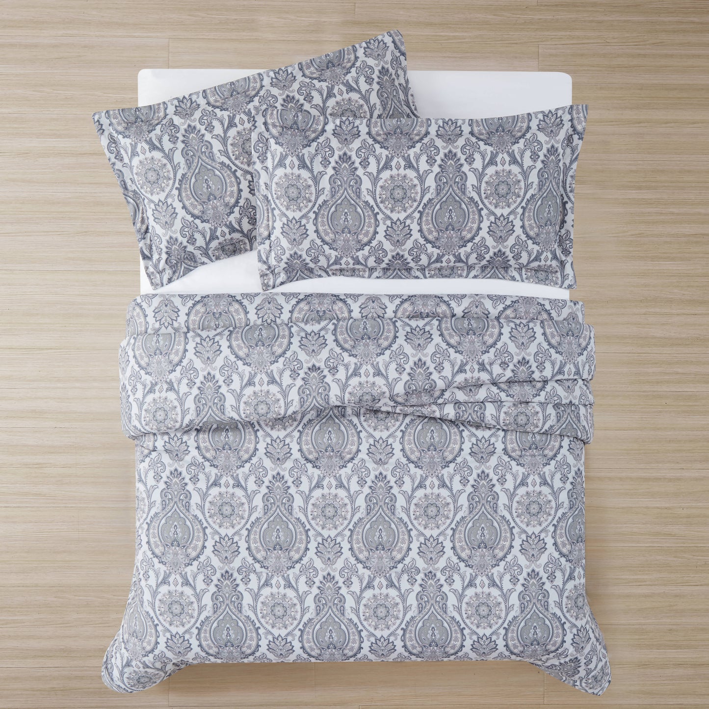 Boho Paisley Grey-