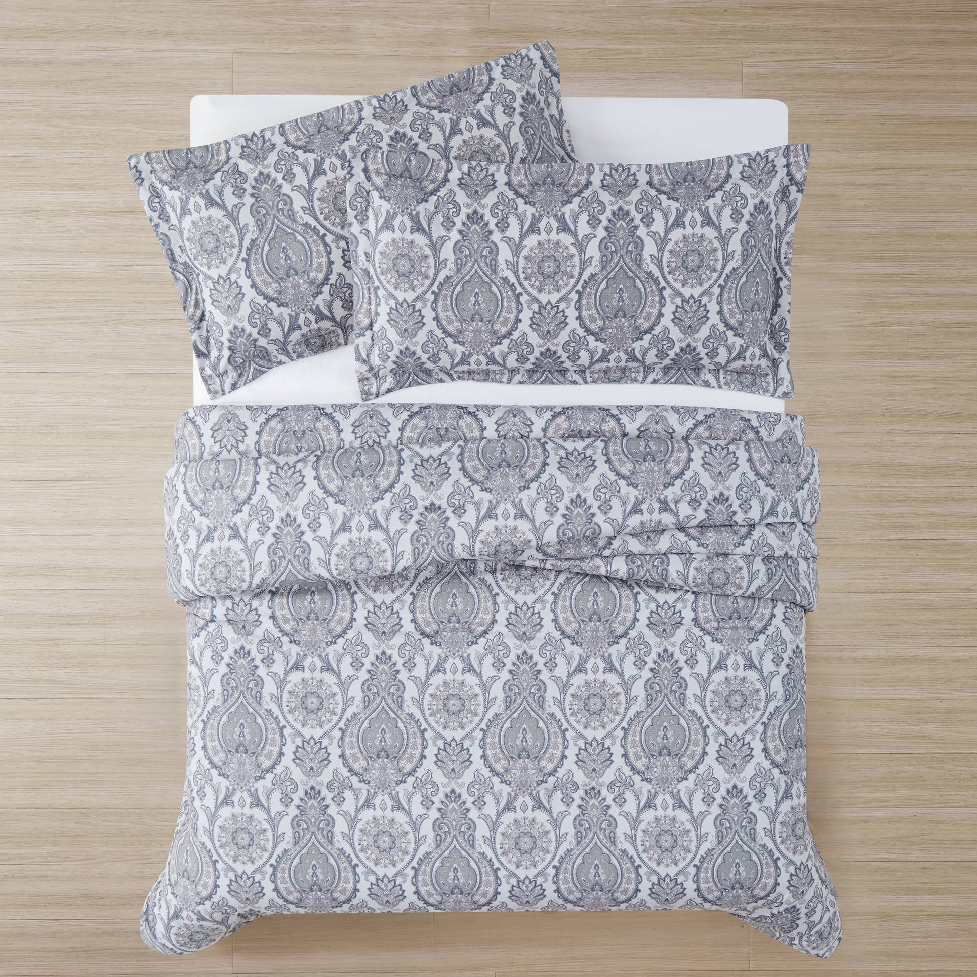 Boho Paisley Grey-