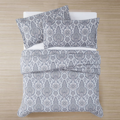 Boho Paisley Grey-