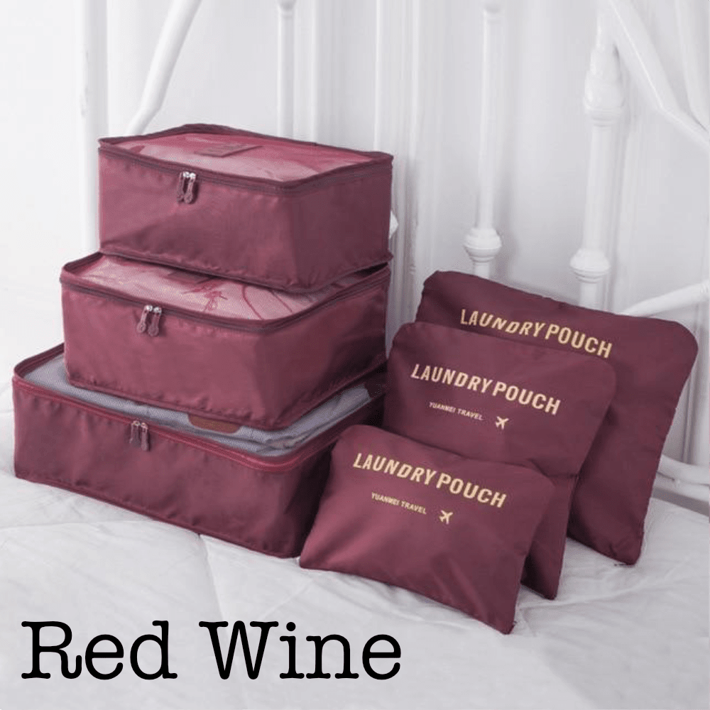 Threaded Pear 6 Piece Travel Organizer
