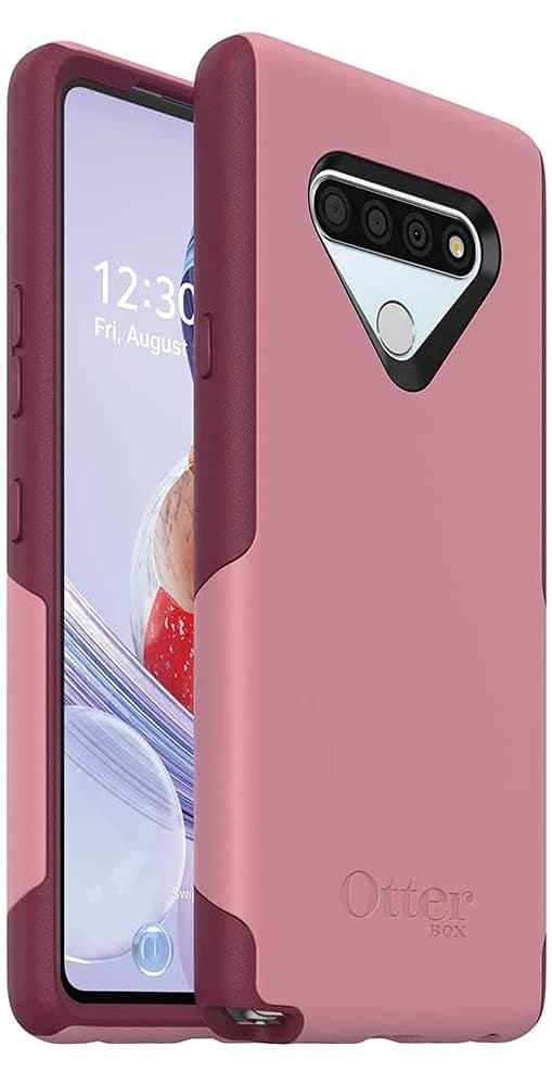 Otterbox Commuter Series Lite Case for Lg Stylo 6 - Cupids Way (Rosemarine Pink/Red Plum)
