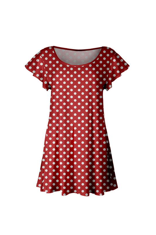 Red & White Polka Dot-