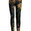 Black & Gold Holiday Leaf Print