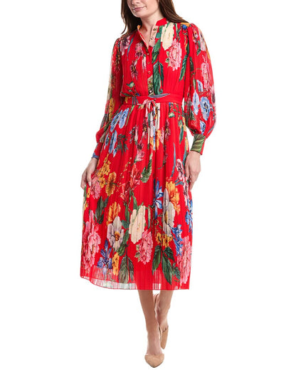 SAHARA FLORAL ON RED BLISS GRO-