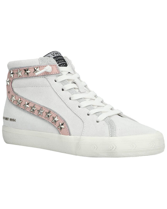 GREY SUEDE/BABY PINK POP-