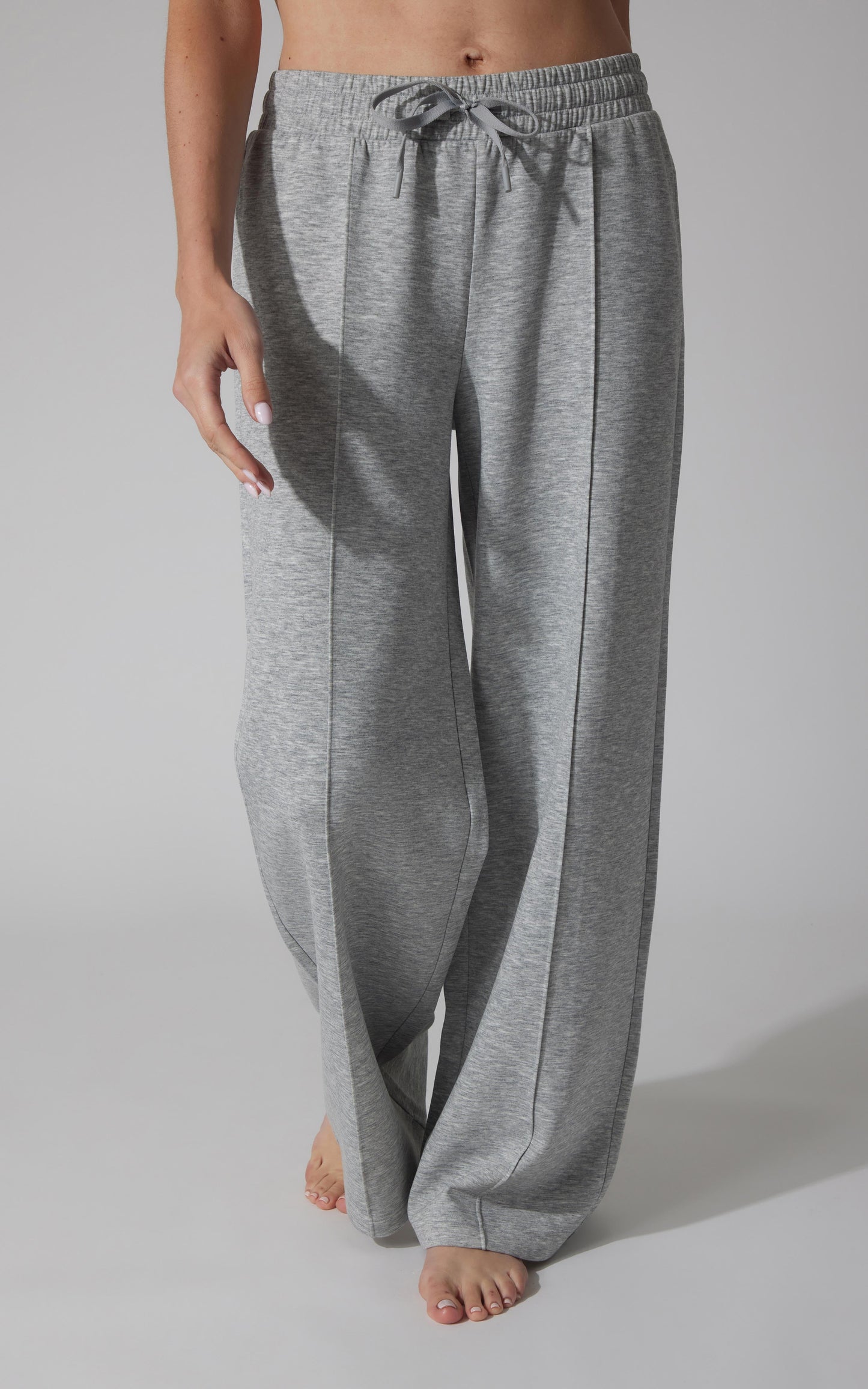 Softlite Fleece Timeless Pintuck Wide Leg Pant - Our Cafe Story