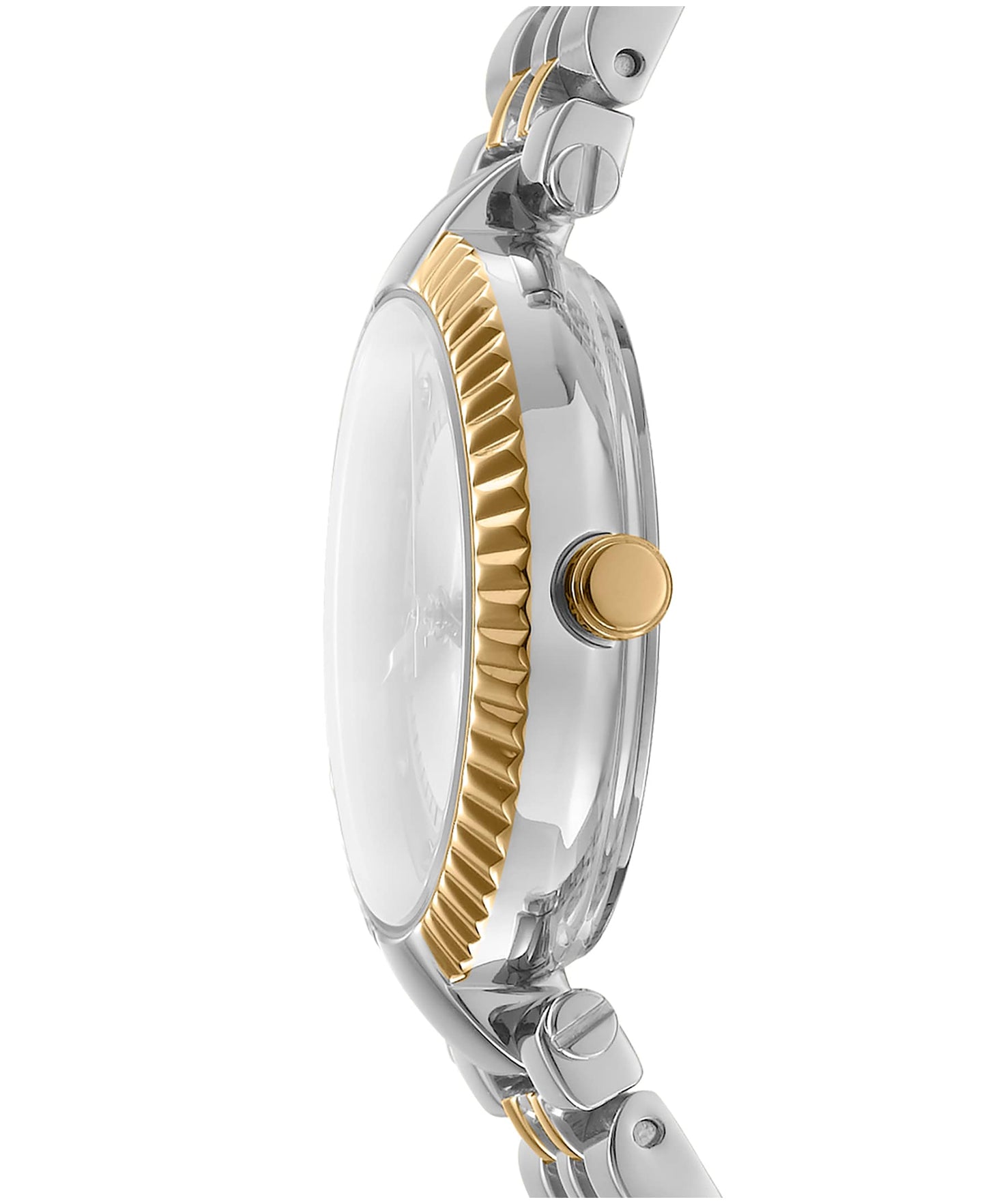 Dk1l042m0065 EVENING Essential Glitz Two Tone Silver & Gold Women's Watch