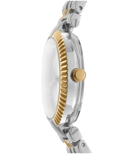 Dk1l042m0065 EVENING Essential Glitz Two Tone Silver & Gold Women's Watch