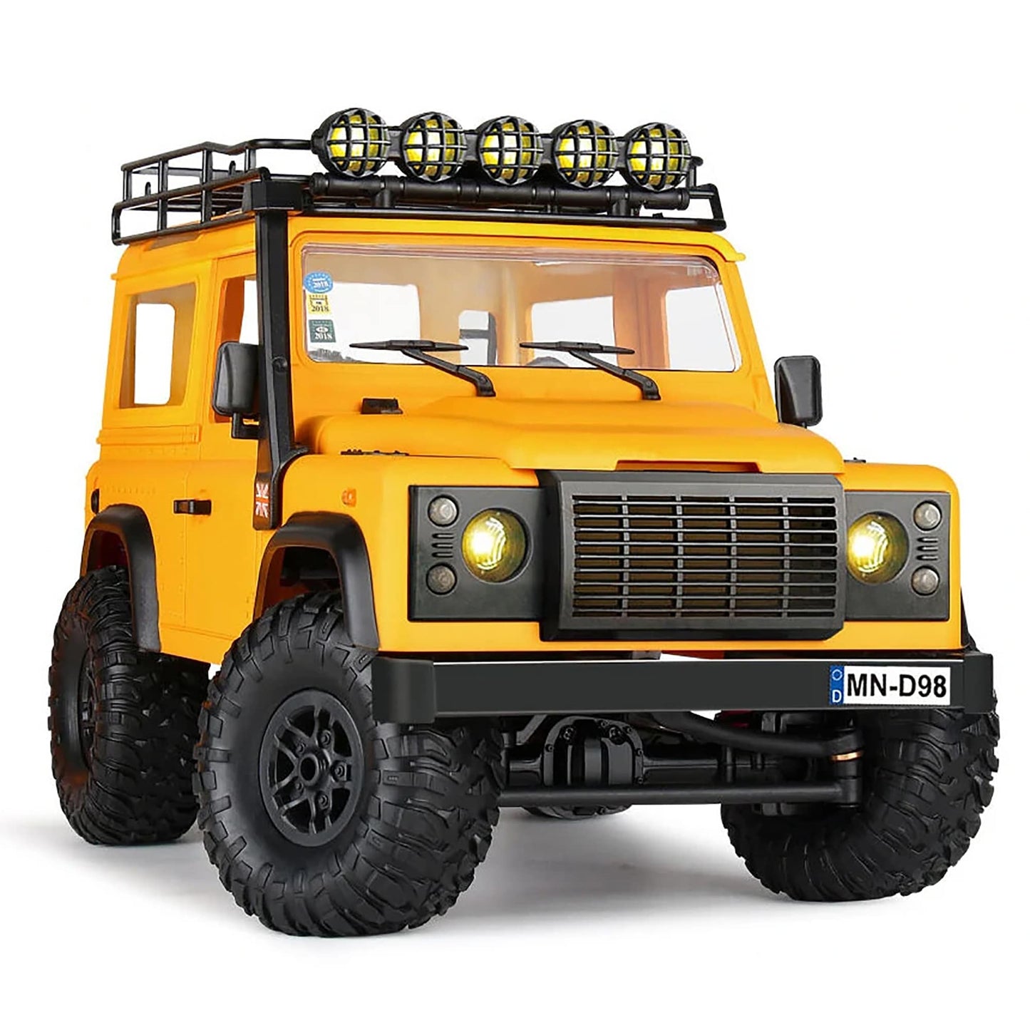 Licensed 1:10 Land Rover "Camel Trophy" With Lights