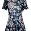 Navy Blue and White Daisy
