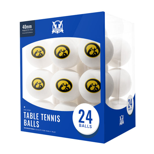 Iowa Hawkeyes Ping Pong Balls (24-Pack)