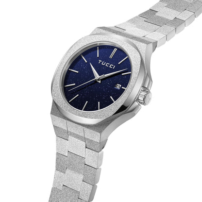 Silver Tone Black-