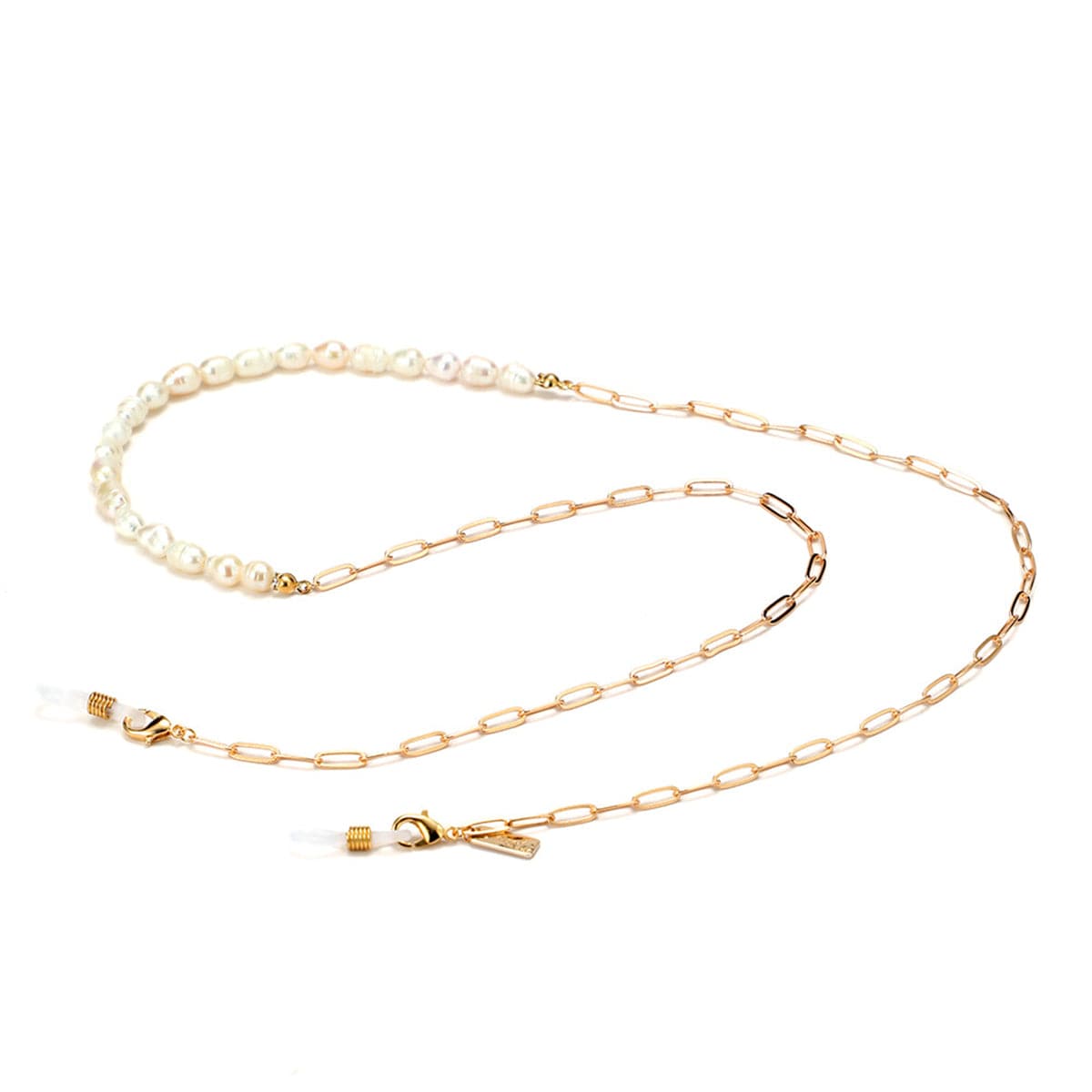 Pearl & Goldtone Glasses Chain