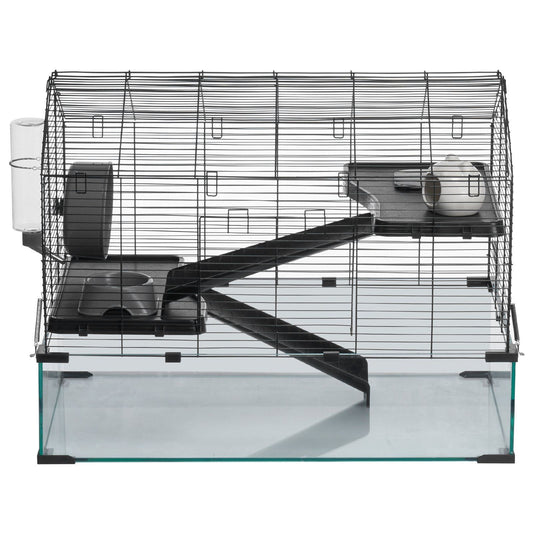 VEVOR Wire Hamster Cage Habitat 29.5in Pet Rodent Gerbil Mice Small Animal House - Multicolor